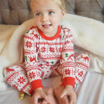Red & White Christmas Matching Family Pajamas 1