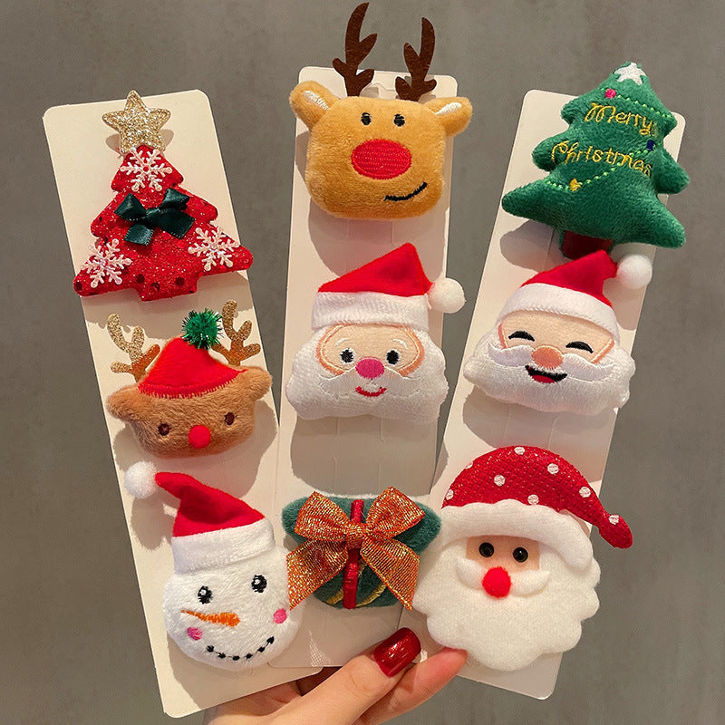 Alfinete Pregadeira de Natal em Tecido