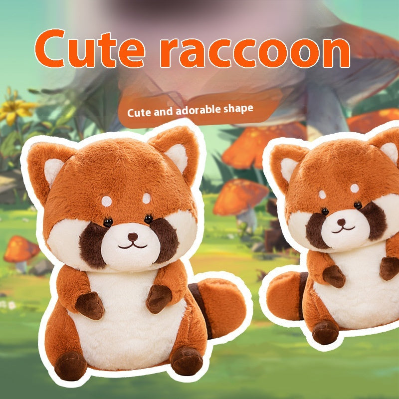 Jolie peluche raton laveur