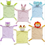 Doudou couverture animal en peluche pour bébé