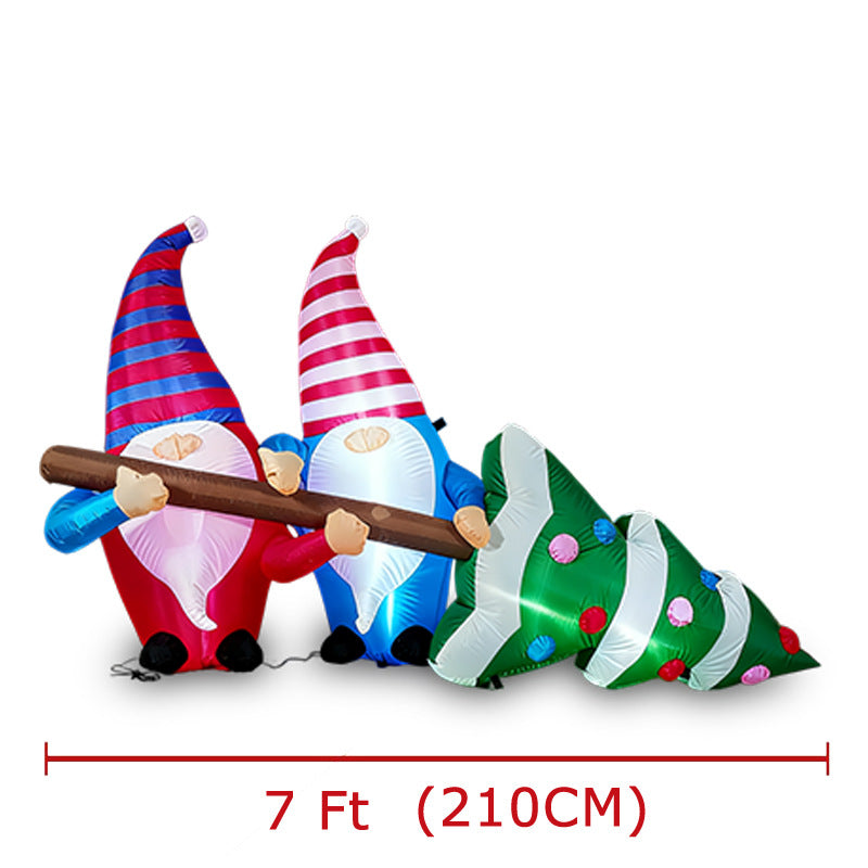 2.1m Giant Christmas Inflatable Yard Decoration