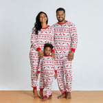 Red & White Christmas Matching Family Pajamas 5