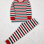 Striped Christmas Matching Family Pajamas 4
