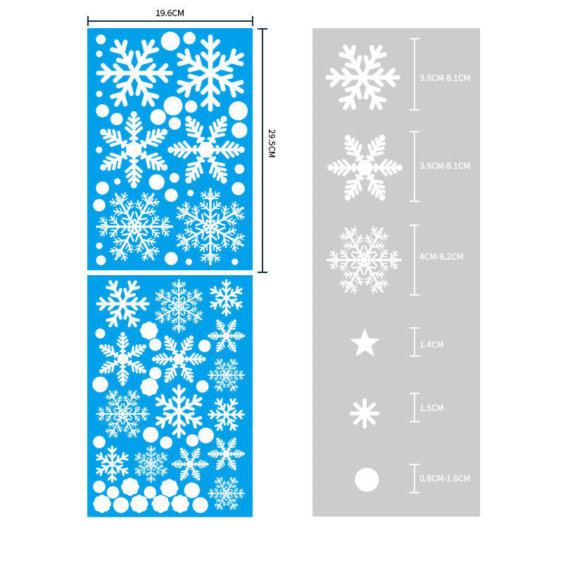 Christmas Static Cling Window Stickers