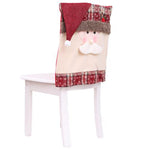 Christmas Chair Covers with Santa and Snowman