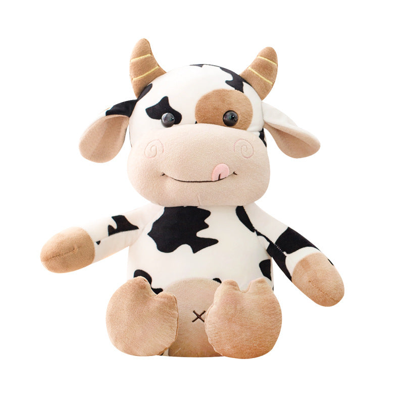 Vache en peluche toute câline