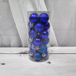 Shiny and Matte Christmas Ball Ornaments