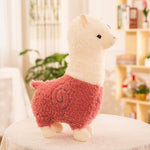 Alpaca di peluche soffice