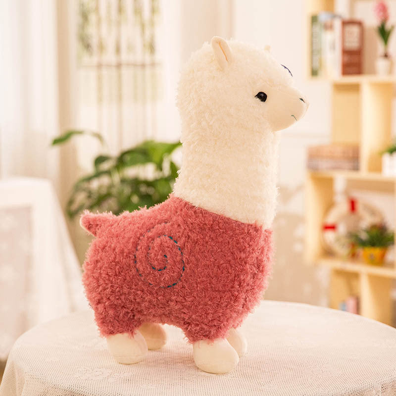 Alpaca di peluche soffice