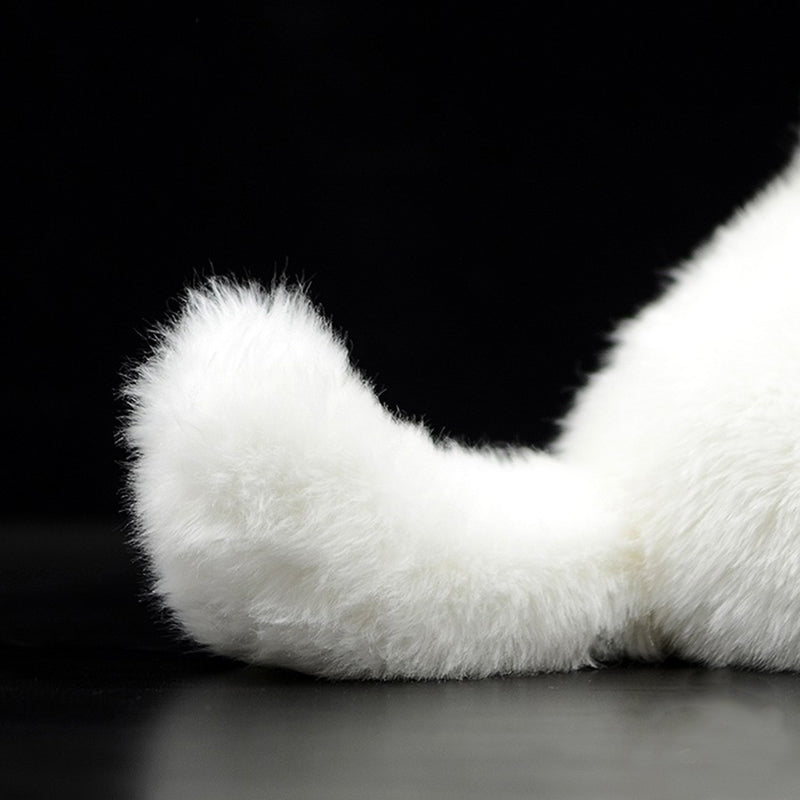 Fluffy Arctic Fox Plush Toy