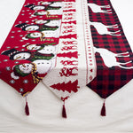 Reindeer and Snowman Christmas Table Runner