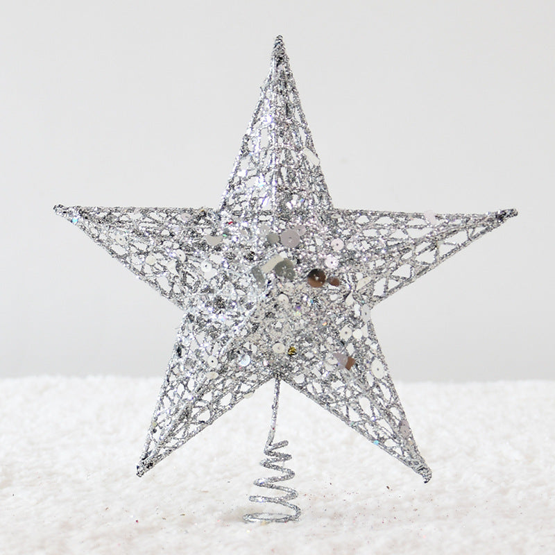 Estrela de Metal para Topo de Árvore de Natal
