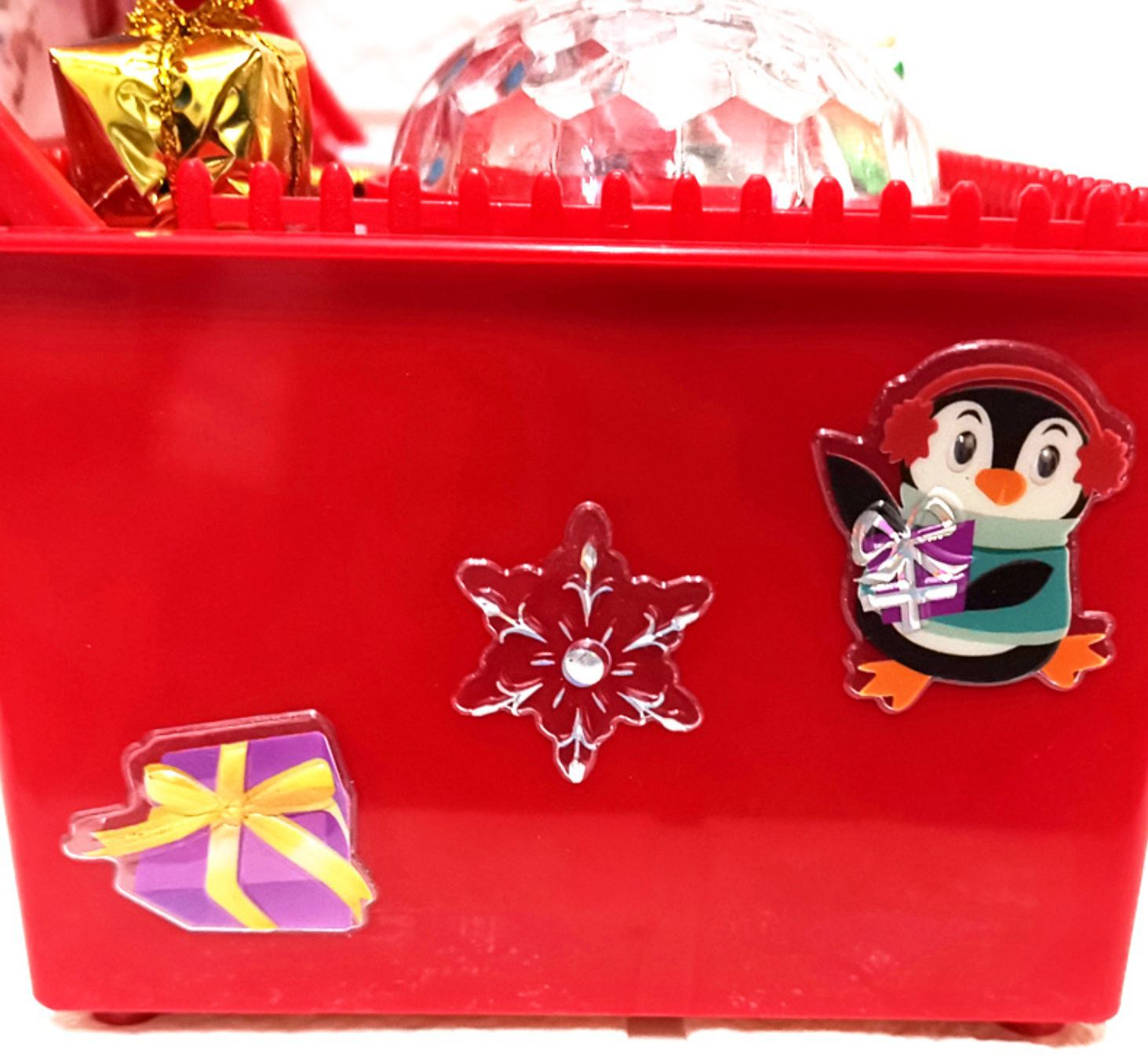 Boîte cadeau de Noël musicale surprise