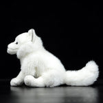 Fluffy Arctic Fox Plush Toy