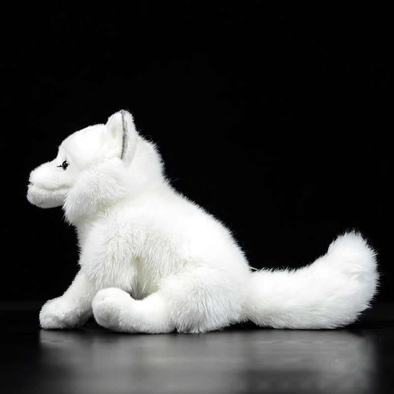 Fluffy Arctic Fox Plush Toy