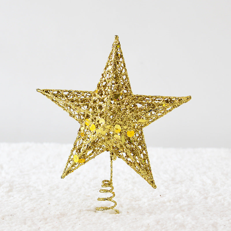 Estrela de Metal para Topo de Árvore de Natal
