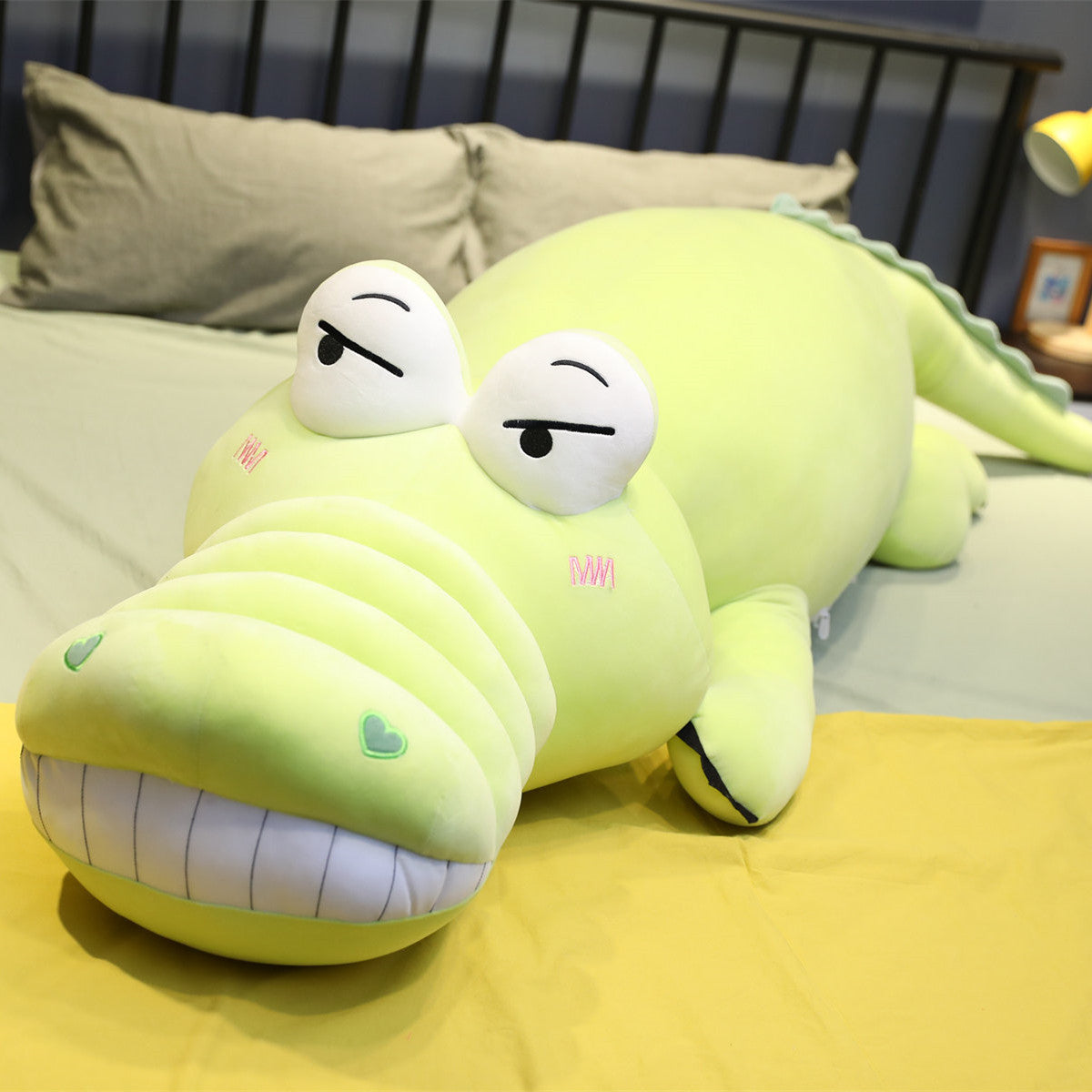 Coccodrillo di peluche gigante