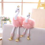 Roze flamingoknuffel