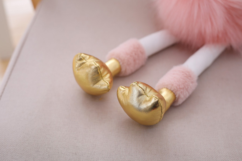 Roze flamingoknuffel