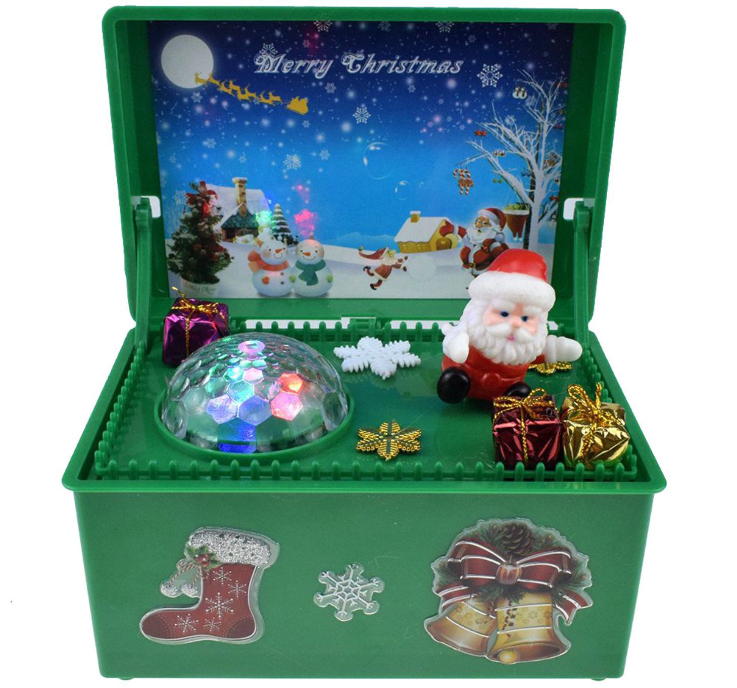 Boîte cadeau de Noël musicale surprise