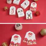 Christmas Paper Hanging Gift Tags, 100 Pieces