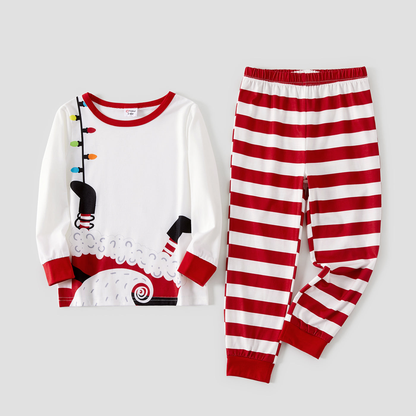Colorblock Christmas Matching Family Lounge Set 6