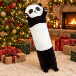 Cojín largo de peluche de panda y koala gigante