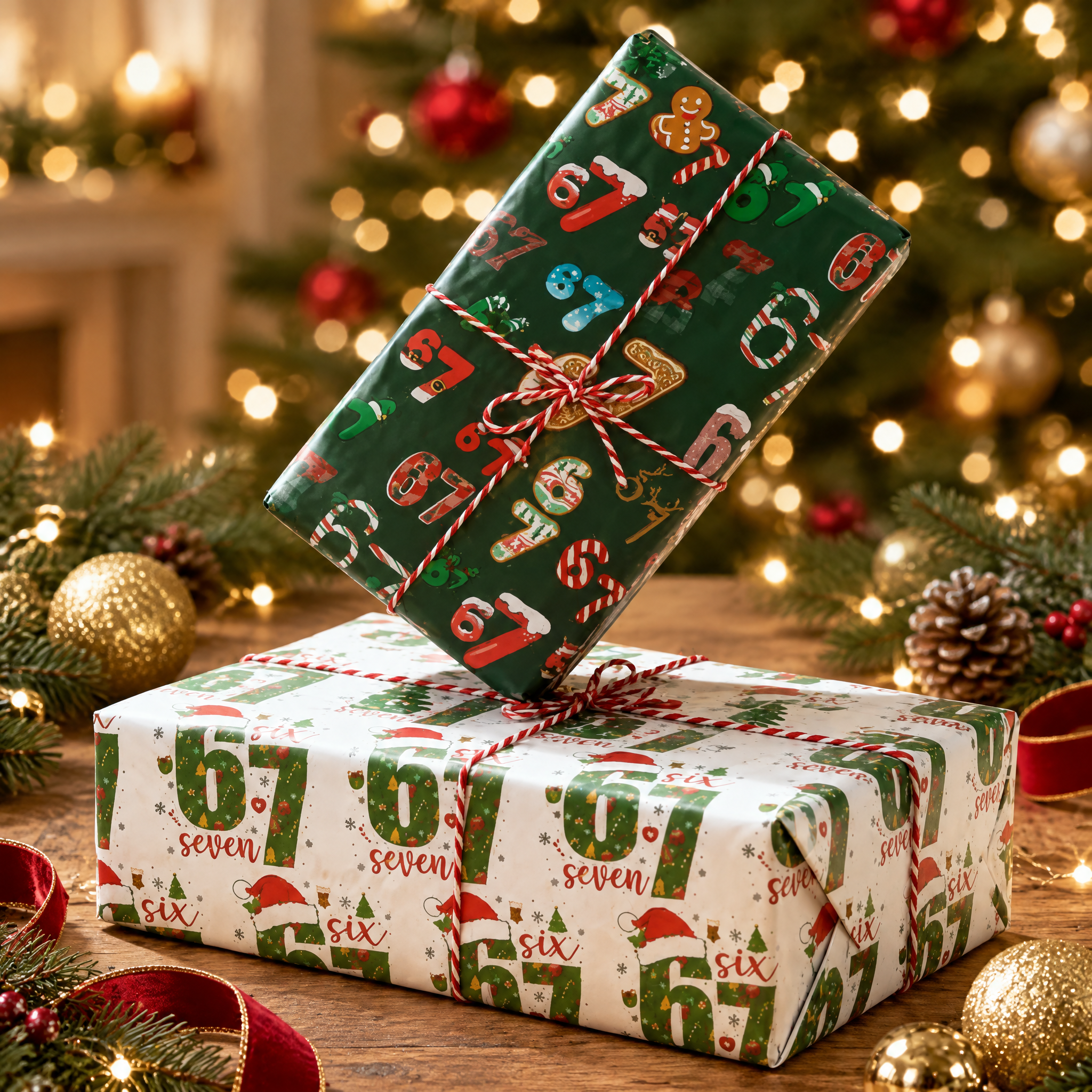 Festive Christmas Gift Wrapping Paper Sheets – Christmas