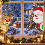 Christmas Static Cling Window Stickers – Christmas