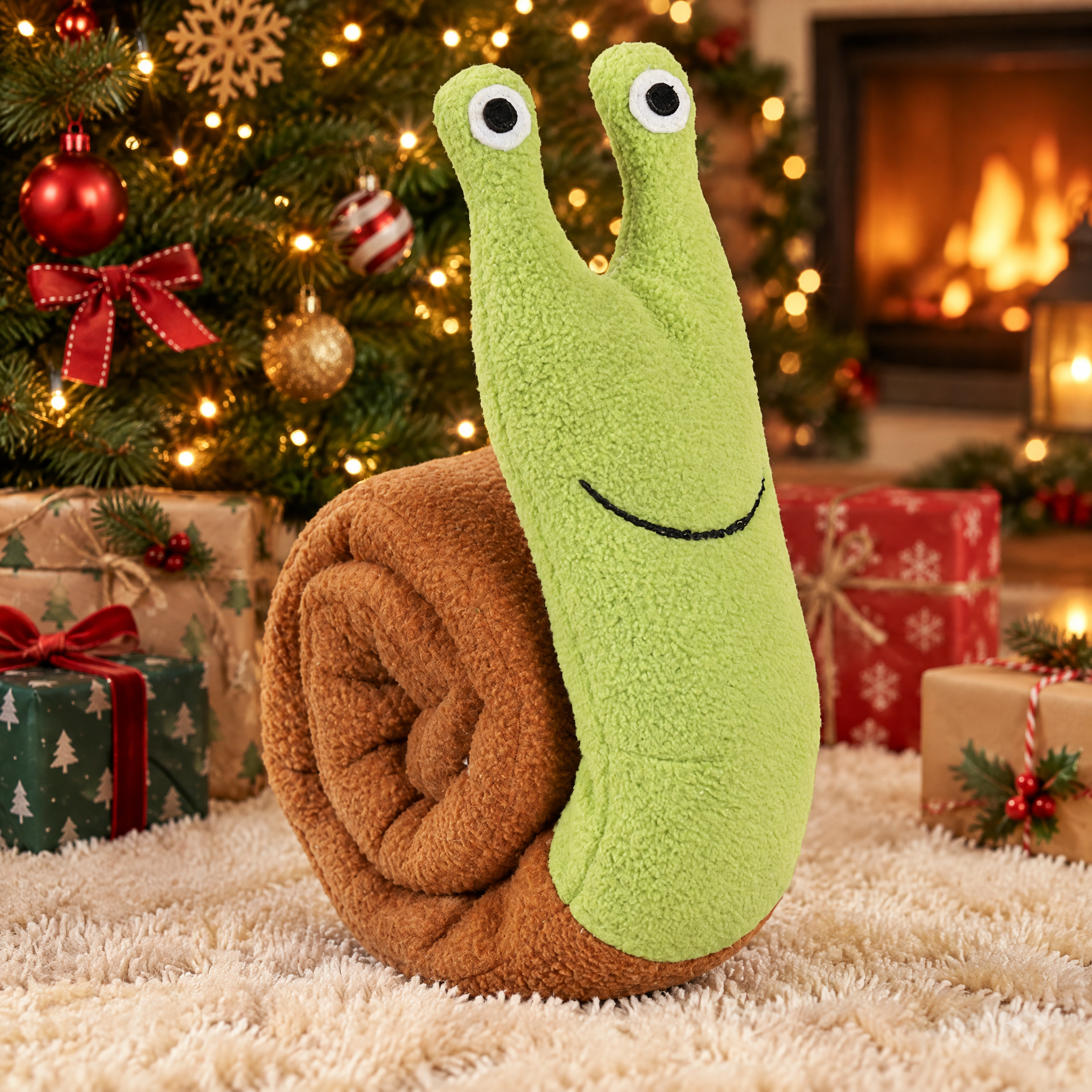Lumaca di peluche nascondino