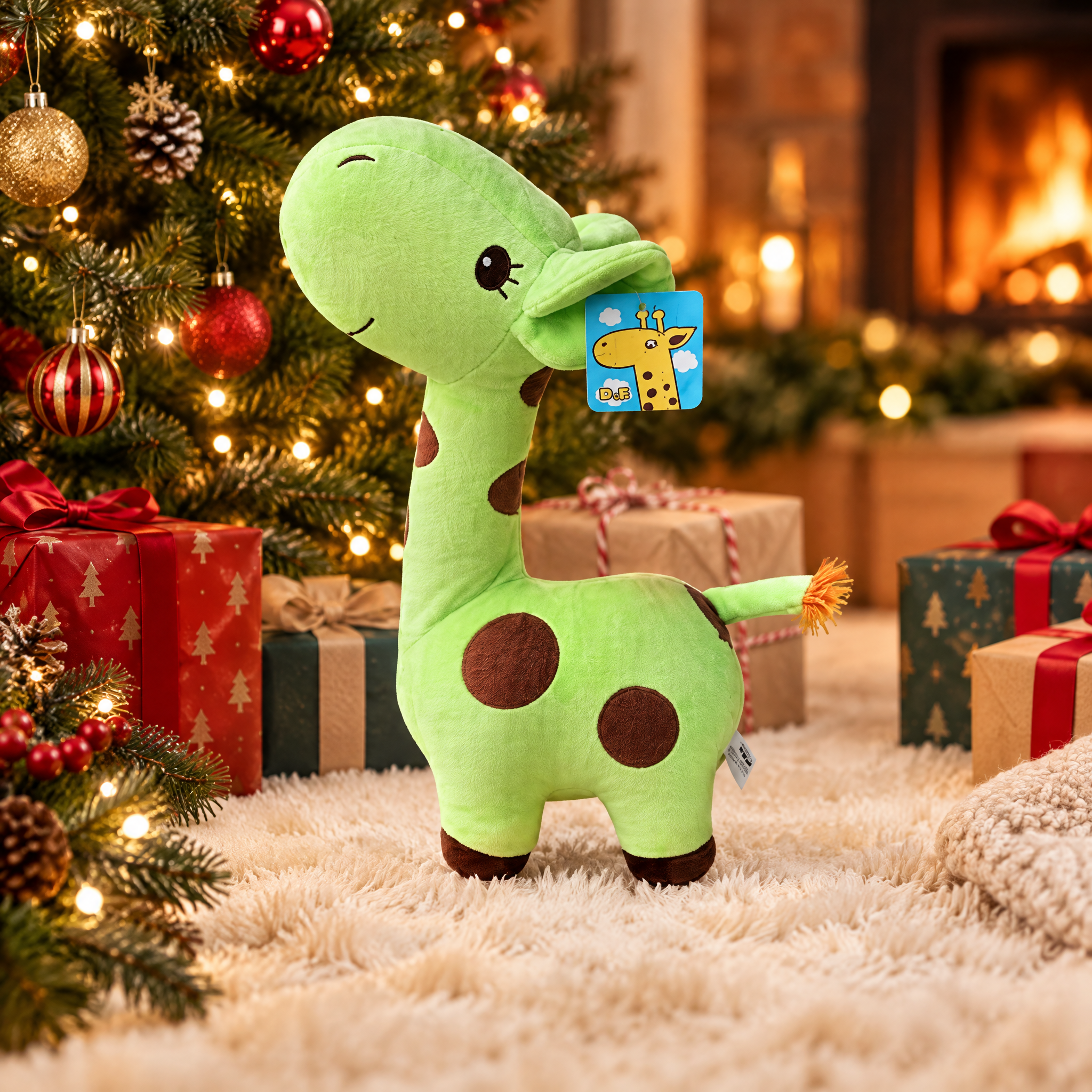Mini-Plüschgiraffe