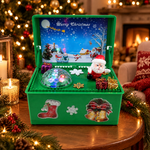 Boîte cadeau de Noël musicale surprise