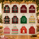 Christmas Print Linen Kitchen Apron – Christmas
