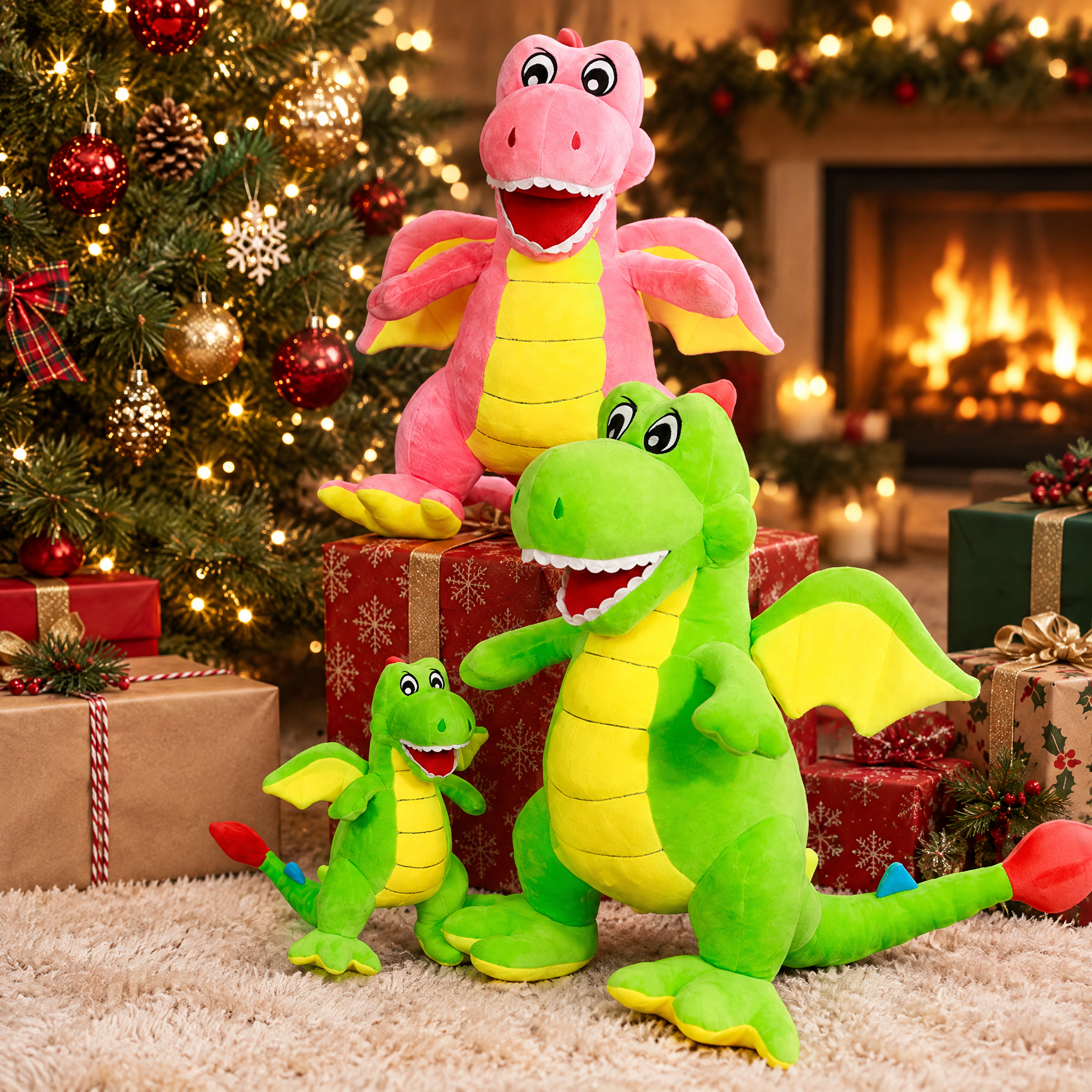 Peluche dinosaure géante