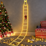 Climbing Santa Ladder LED Light Decoration