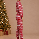 Christmas pajamas side view