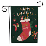 Drapeau de jardin de Noël Père Noël 30x45 cm