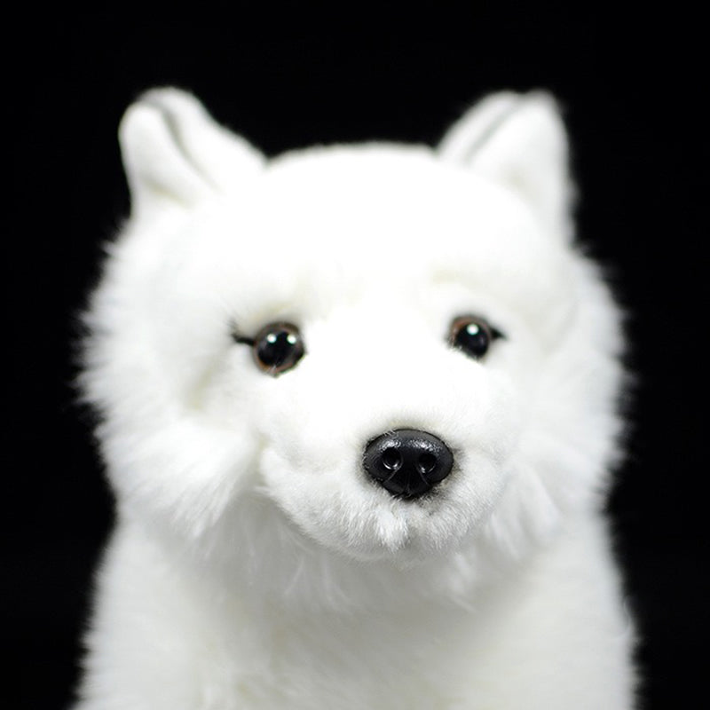 Fluffy Arctic Fox Plush Toy