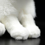 Fluffy Arctic Fox Plush Toy