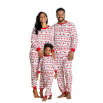 Red & White Christmas Matching Family Pajamas 3