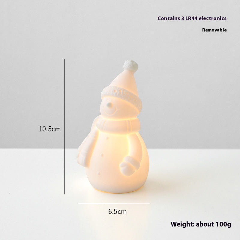Ceramiczne świąteczne figurki stołowe