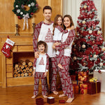 Merry Christmas Letter Matching Family Pajamas 1