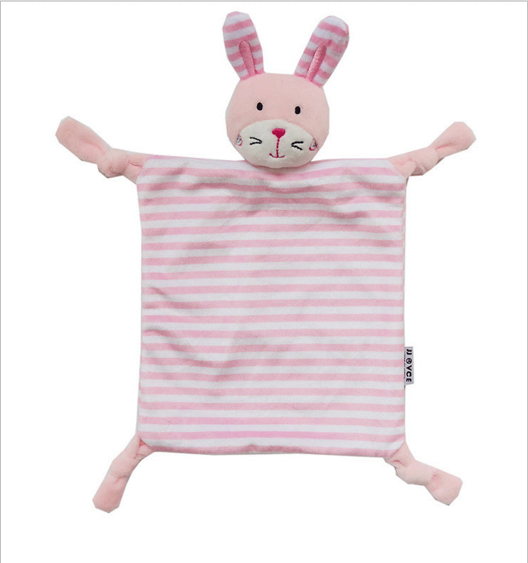 Doudou couverture animal en peluche pour bébé