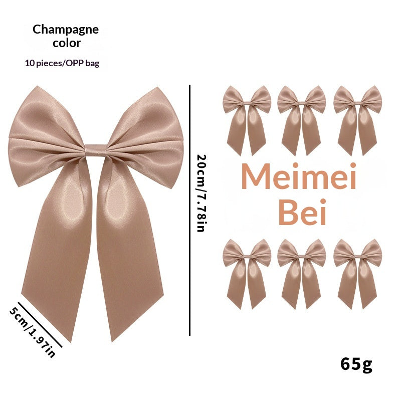 Christmas Bow Ornaments, Pack of 10