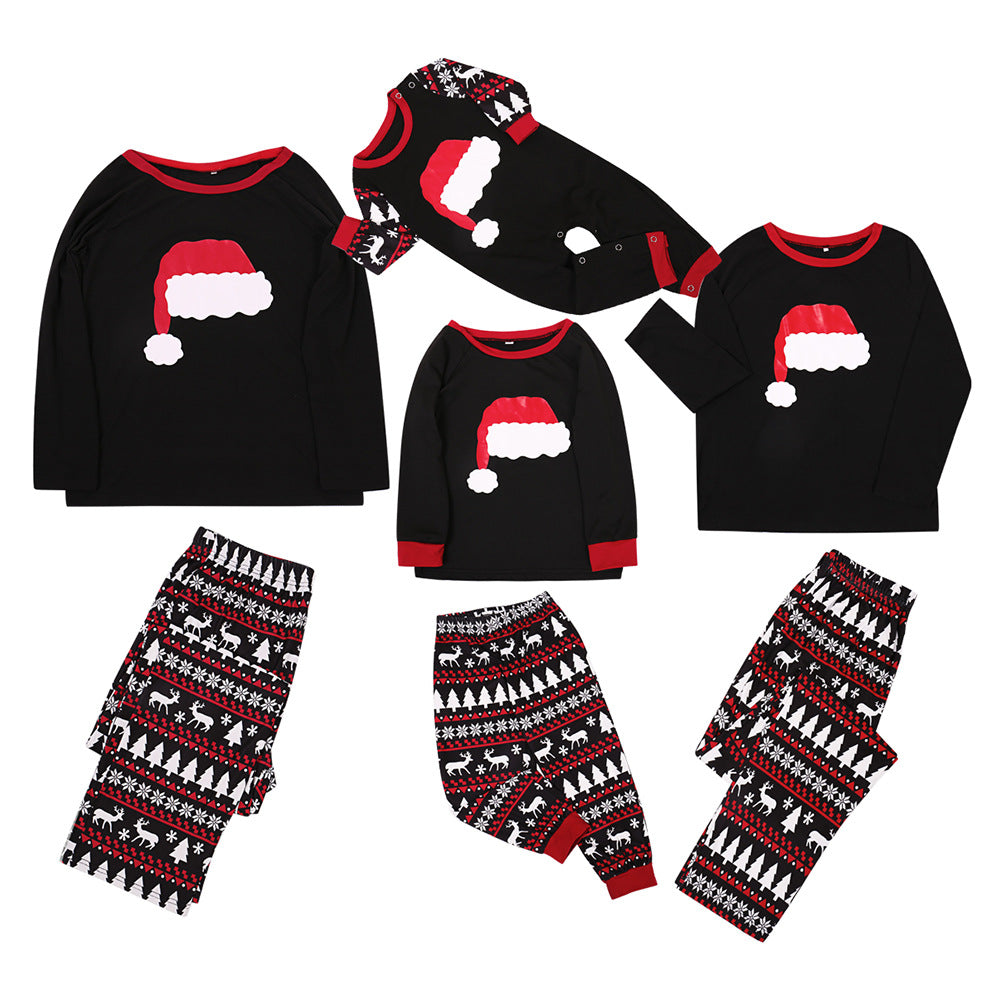 Santa Hat Matching Family Christmas Pajamas 3