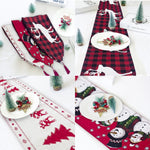Reindeer and Snowman Christmas Table Runner