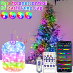 Inteligentne lampki choinkowe LED RGB