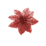 Glitter Christmas Flower Tree Picks