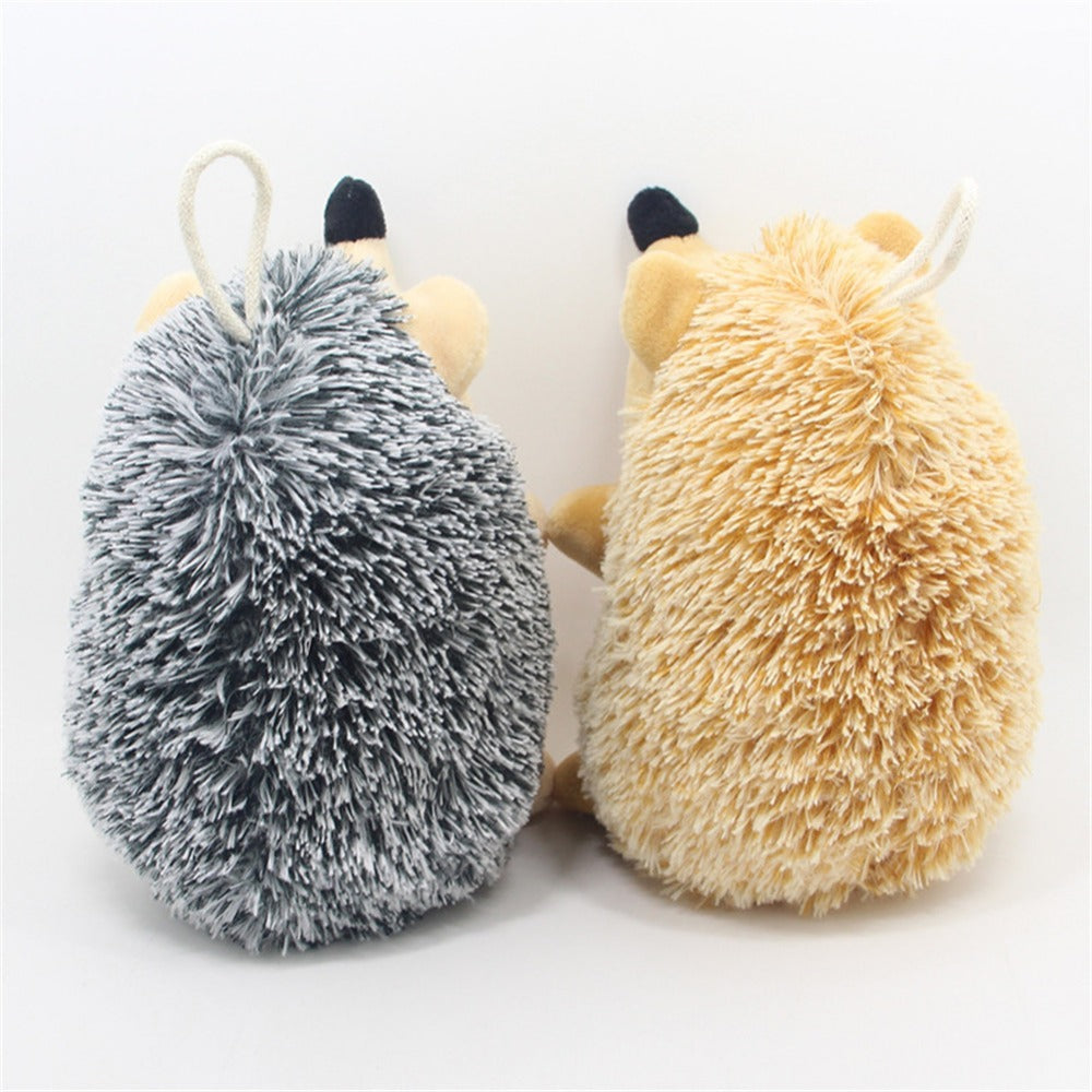 Riccio di peluche con squittio
