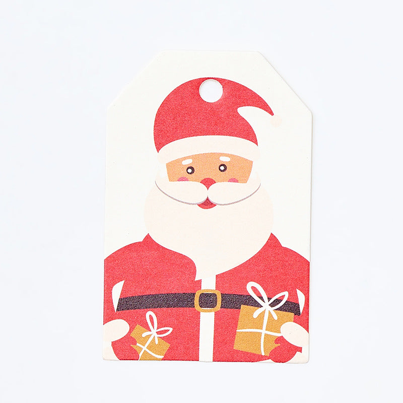 Christmas Paper Hanging Gift Tags, 100 Pieces